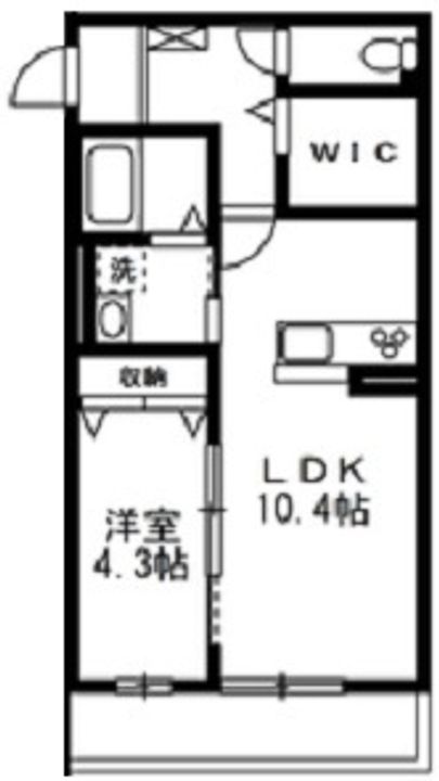 仮)万成西町アパートの間取り