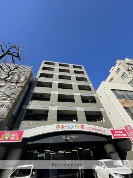 岡山県岡山市北区富田町2丁目の賃貸マンションの外観