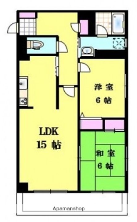 ハアラン内山下の間取り