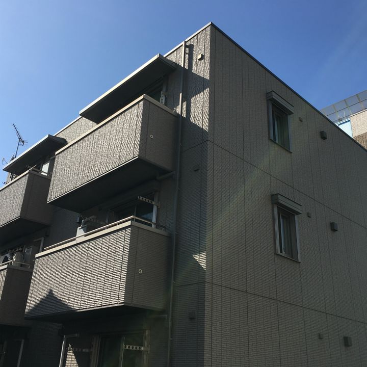 岡山県岡山市北区大供2丁目の賃貸アパートの外観