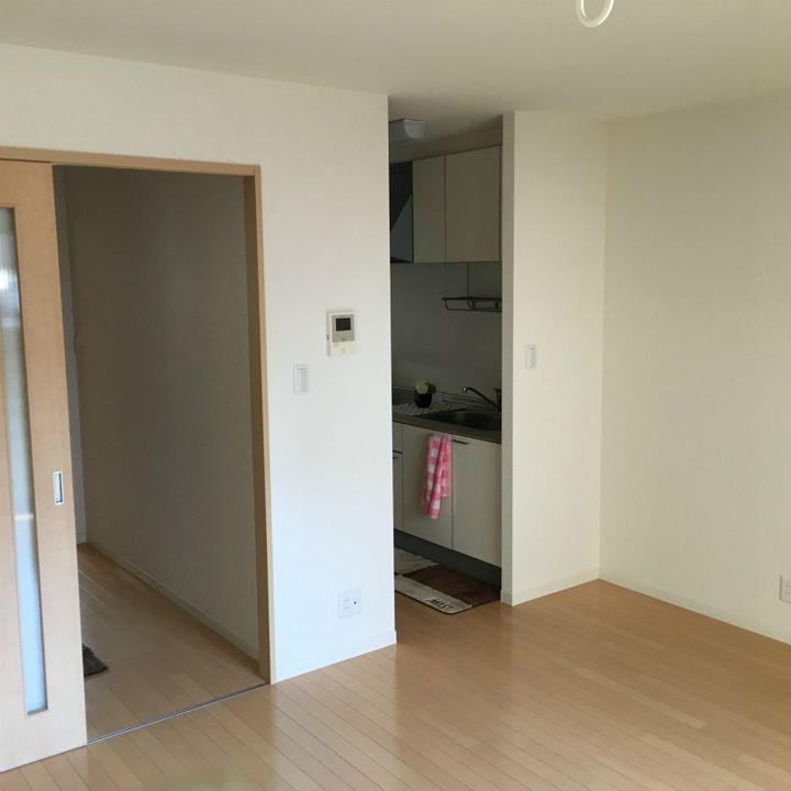 岡山県岡山市北区大供2丁目の賃貸アパートの居間