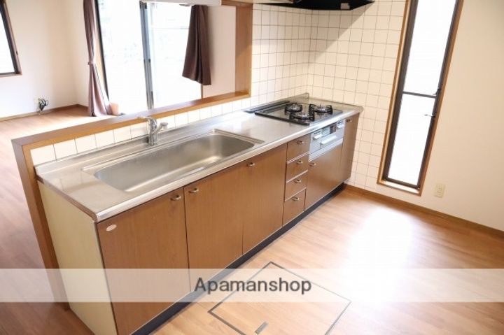 岡山県岡山市北区横井上(一戸建)の賃貸物件のキッチン