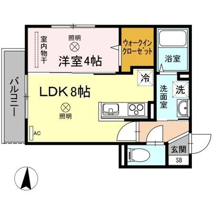 ウィング A棟の間取り
