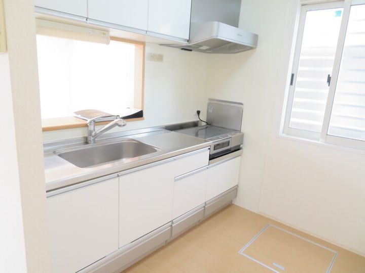 プランク・ラヴィーン A棟のキッチン