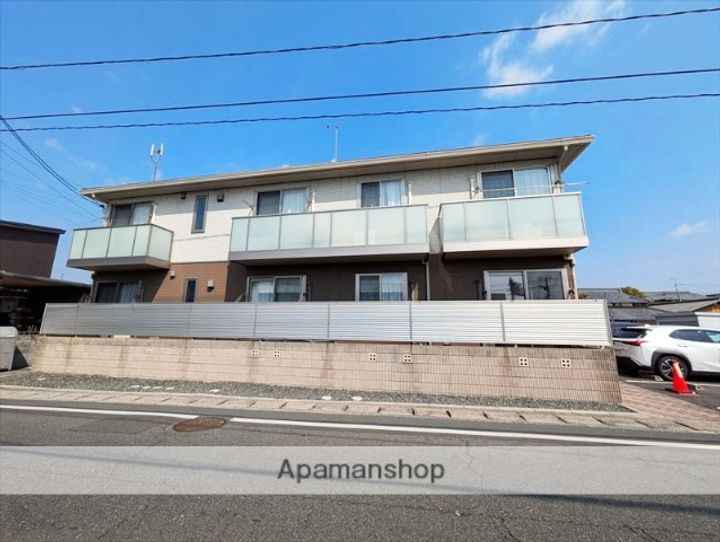 岡山県倉敷市大内の賃貸アパートの外観