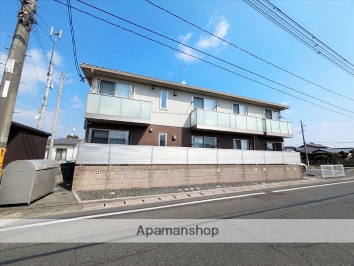 岡山県倉敷市大内の賃貸アパートの外観