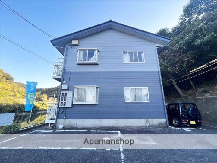 岡山県倉敷市福田町浦田の賃貸アパートの外観