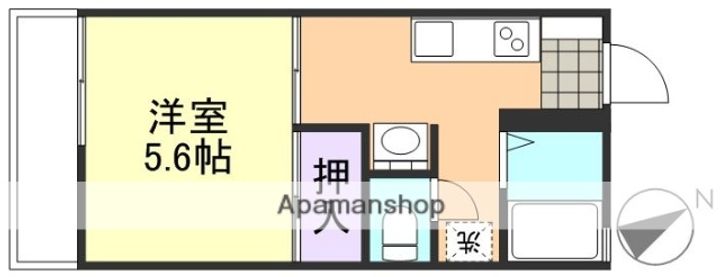 ドミール西口 A棟の間取り