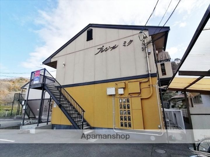 岡山県倉敷市連島町西之浦の賃貸アパートの外観