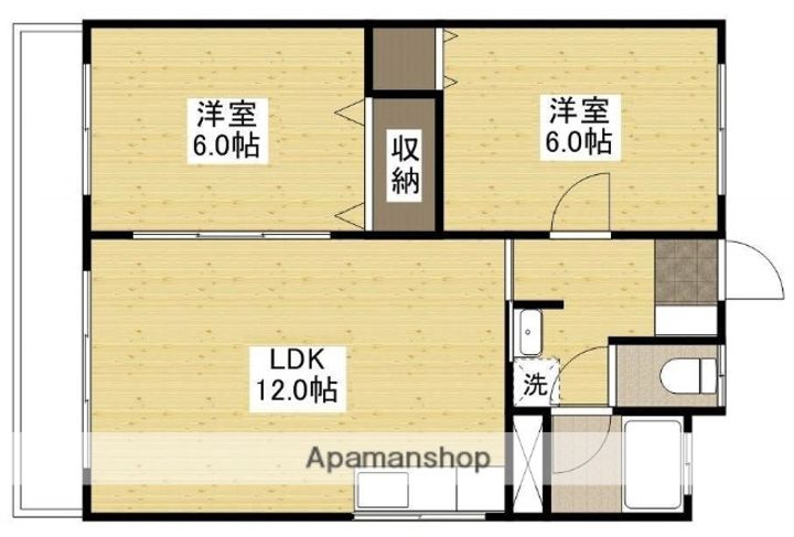 サンコーポの間取り