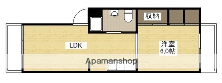 宇品マンションの間取り