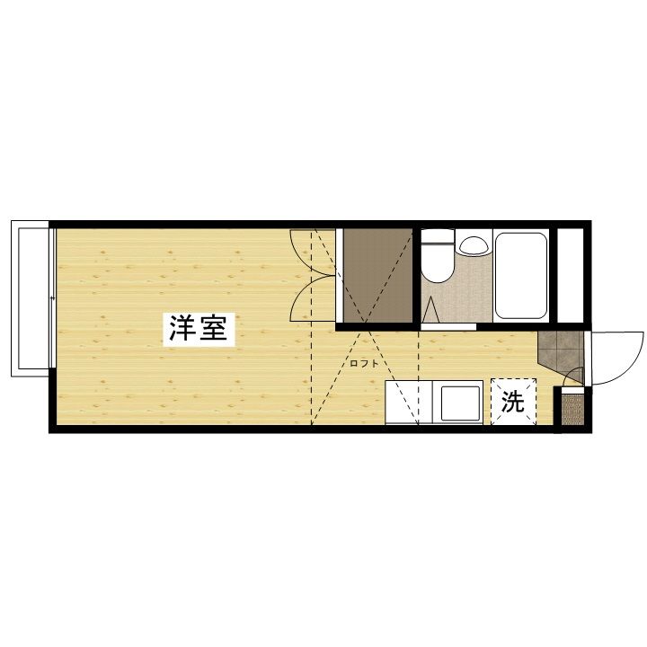 ラッキーフリューゲルの間取り