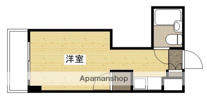 南千田柴崎ビル502の間取り