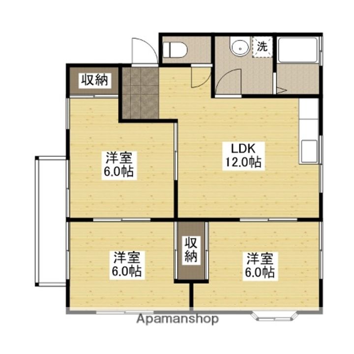 ハイム寺尾の間取り