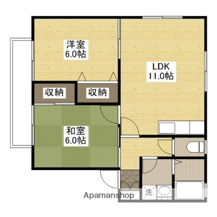 メゾン西口の間取り