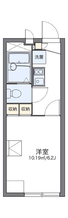 レオパレス旭鶴の間取り