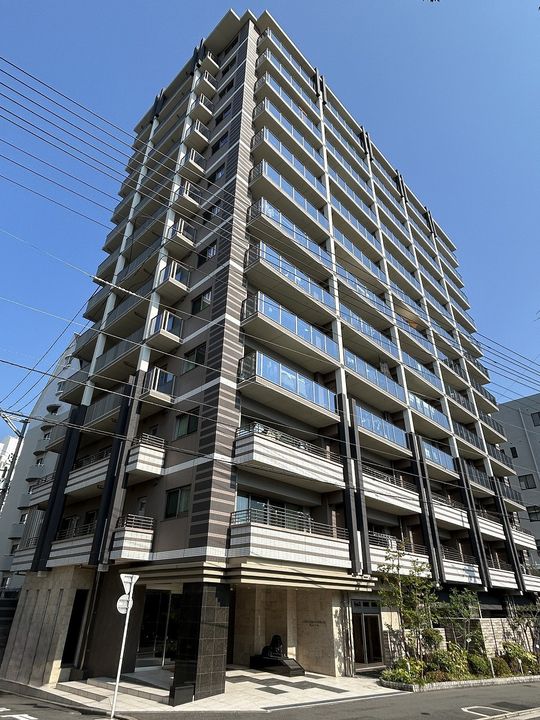 ライオンズ住吉橋リバーフォートの外観