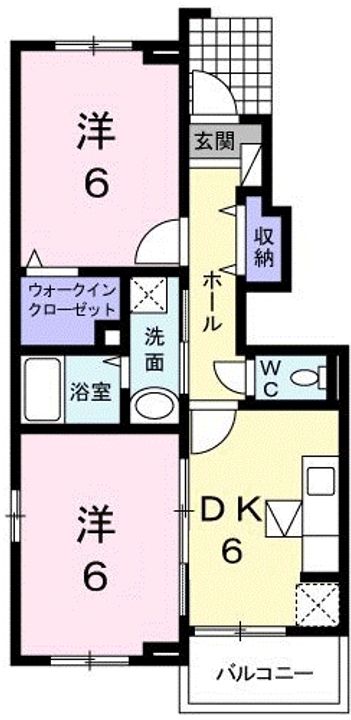 ソナチネ Bの間取り