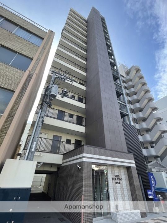 広島県広島市中区南竹屋町の賃貸マンションの外観