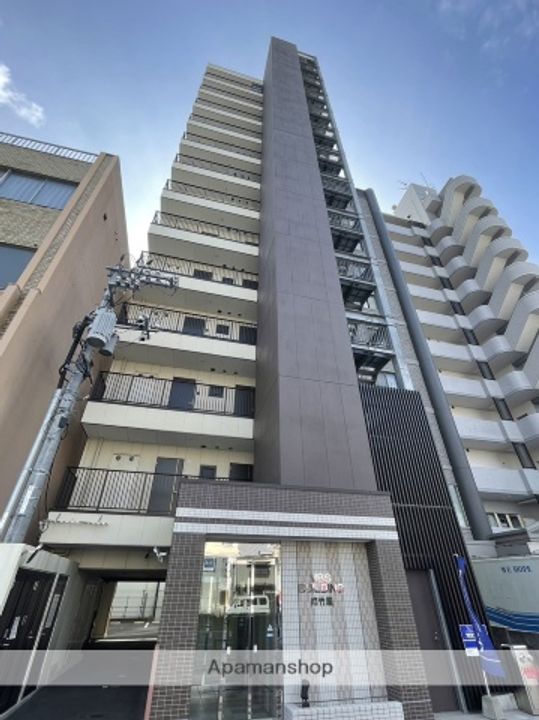 広島県広島市中区南竹屋町の賃貸マンションの外観