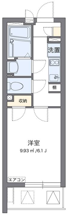 クレイノ西川口301の間取り