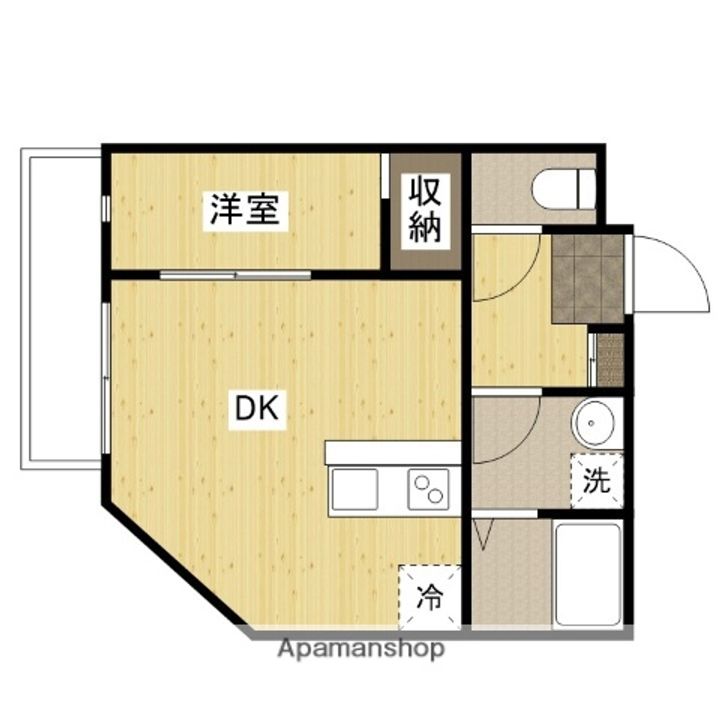 MOVE庚午北壱番館の間取り