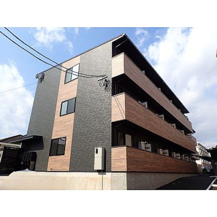 広島県広島市佐伯区吉見園の賃貸アパートの外観