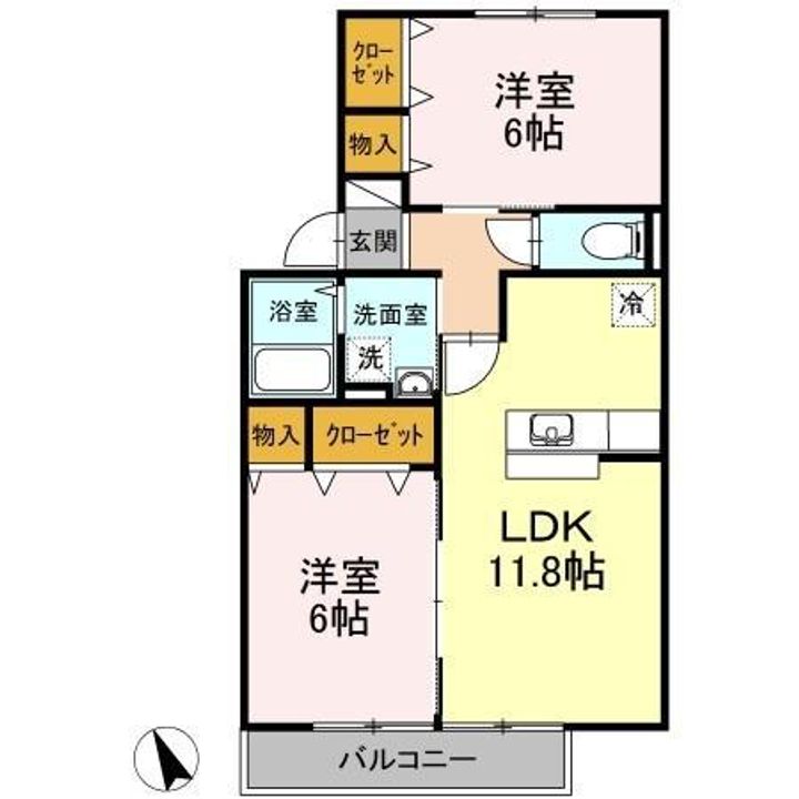 プリマベーラ3の間取り