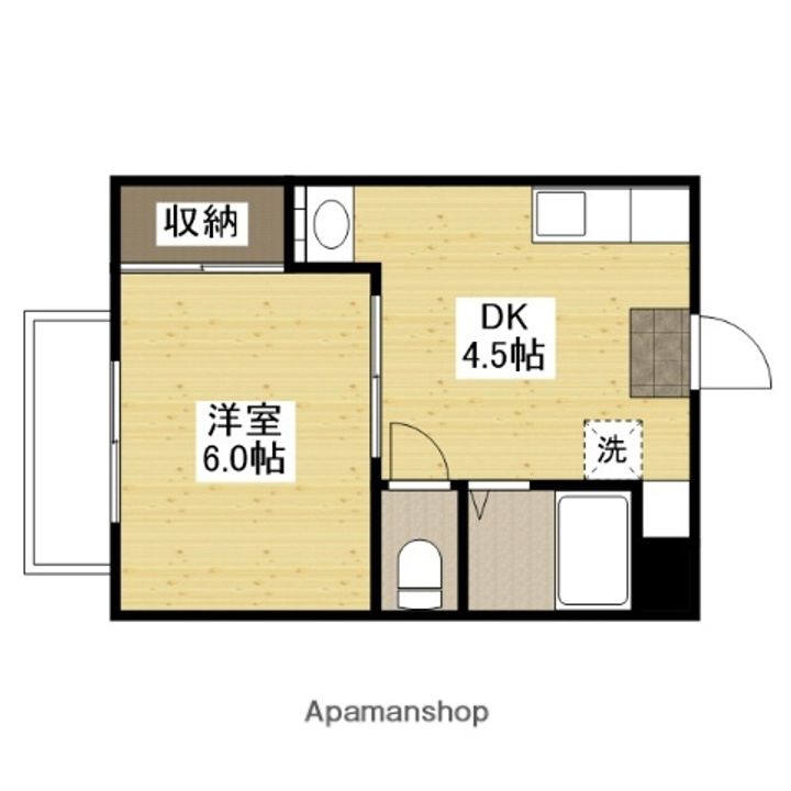 フローレンス1番館の間取り