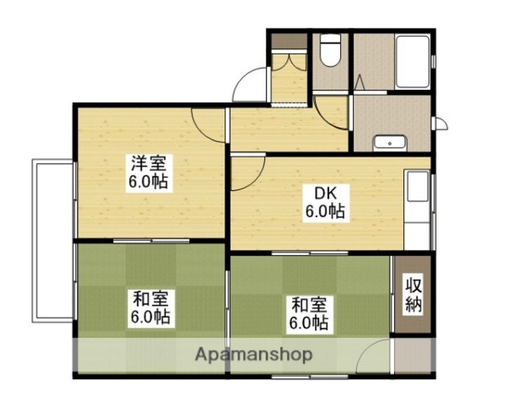 ディアス府中の間取り