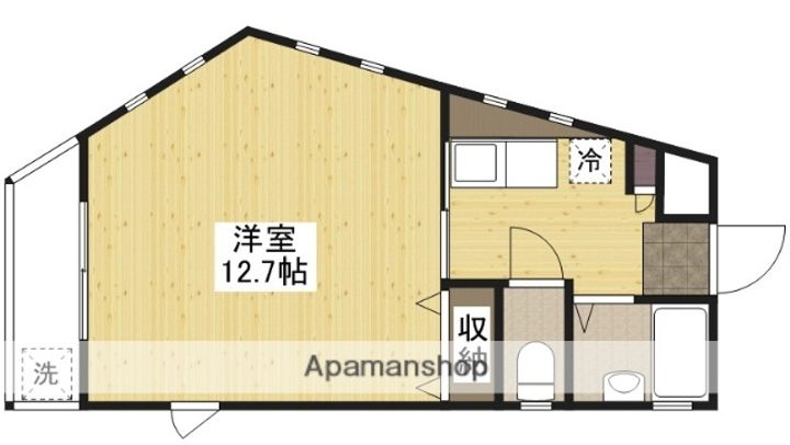サンライフ三篠の間取り
