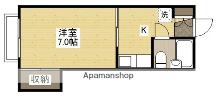 ウィング牛田の間取り