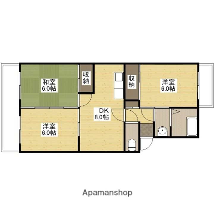 第2住田マンションの間取り