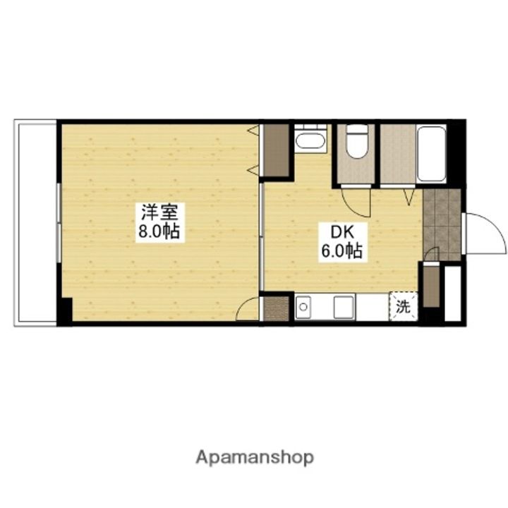 ラポール小町の間取り