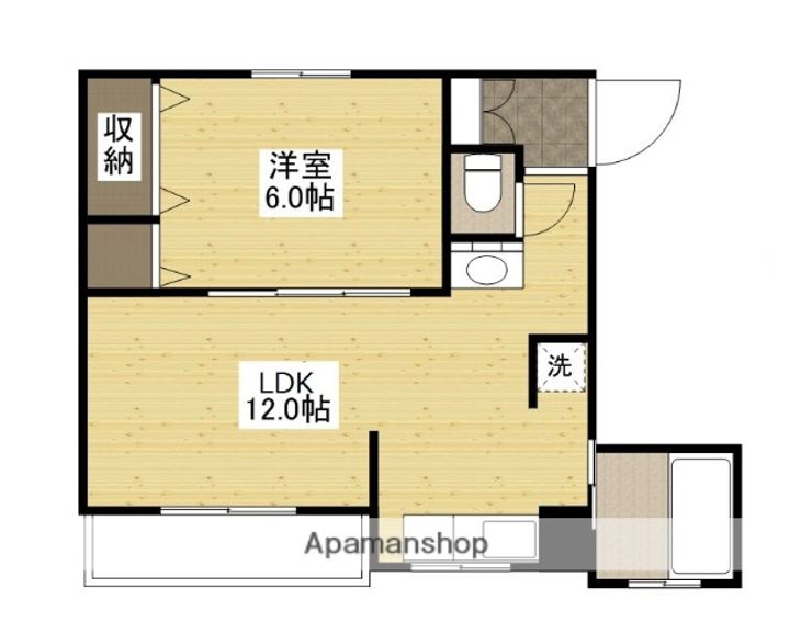 田渕ビルB棟の間取り