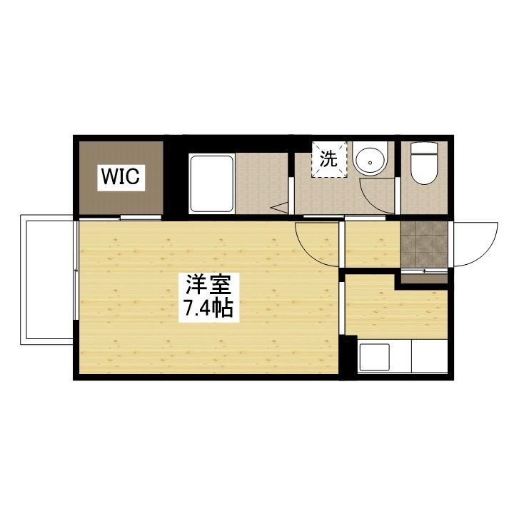シャーメゾンKAWASAKIの間取り