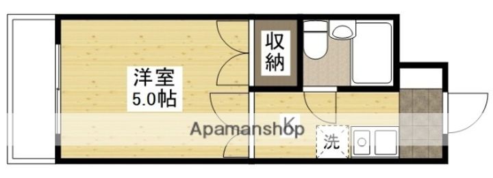 スカイコーポ温品の間取り