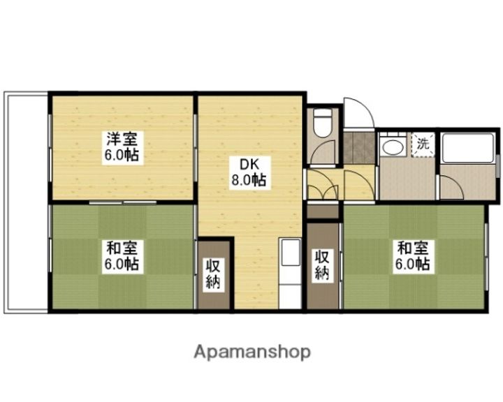 ハイネス大芝の間取り