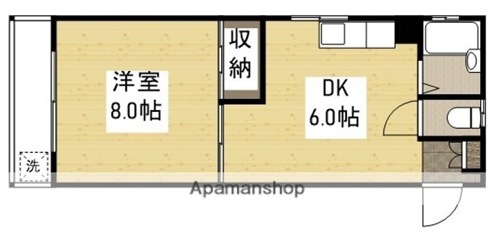 メゾンヤマキの間取り
