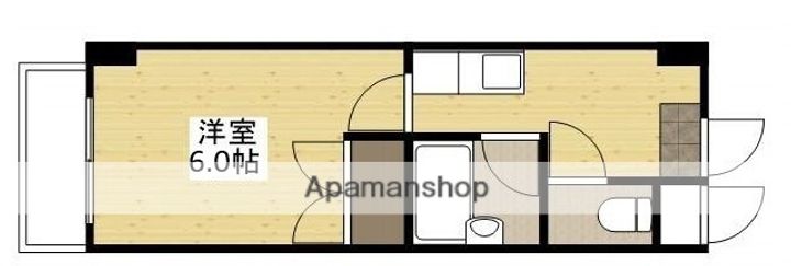 サンパレス横川の間取り