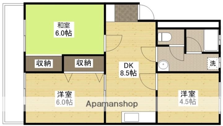 本多第2ビルの間取り