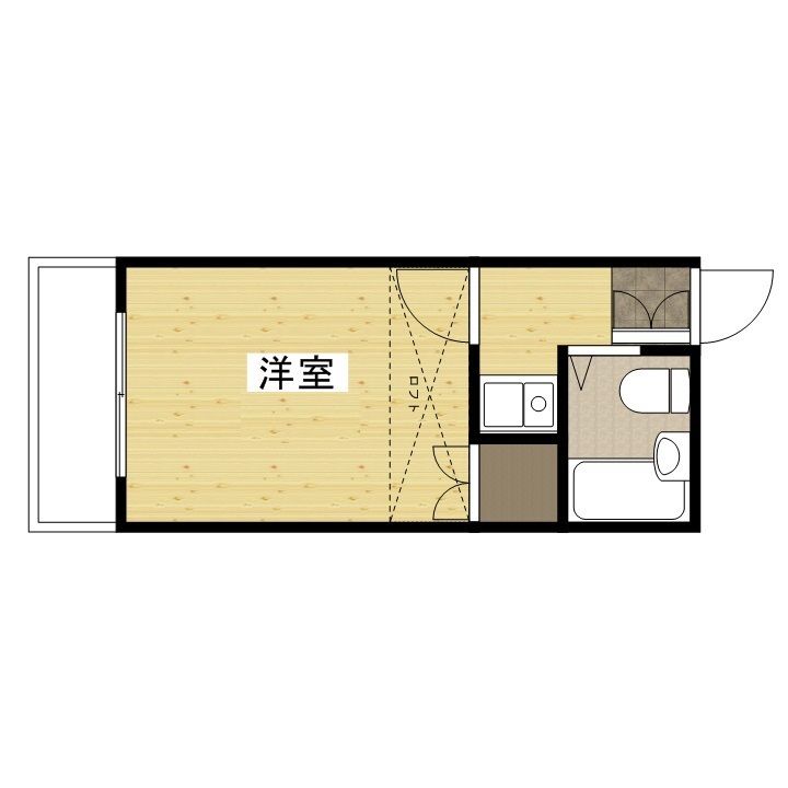 アヴェニュー佐方の間取り