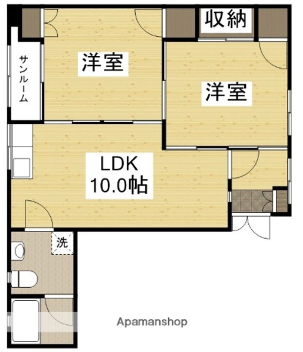 CALM中広の間取り