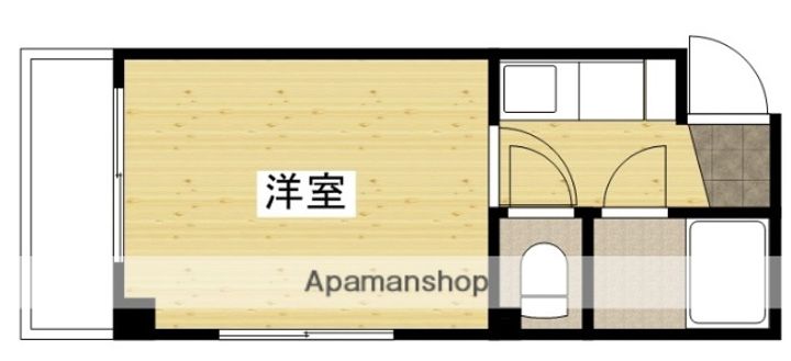 サンライズ矢賀Bの間取り