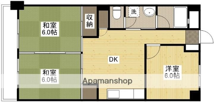 リバーサイド観音の間取り