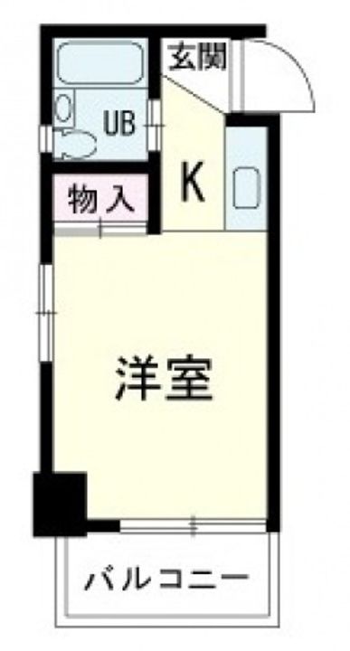 リバーサイド庚午502号室の間取り