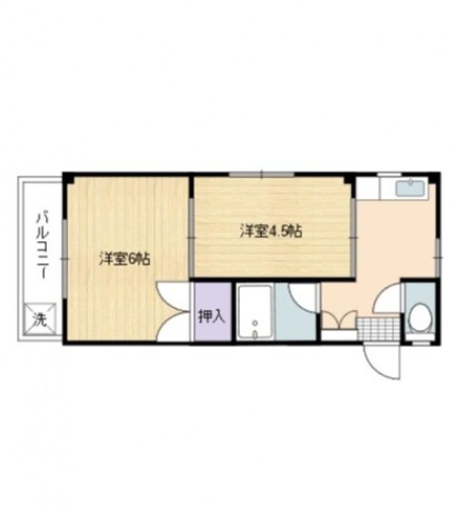 サンシティ森下303号室の間取り