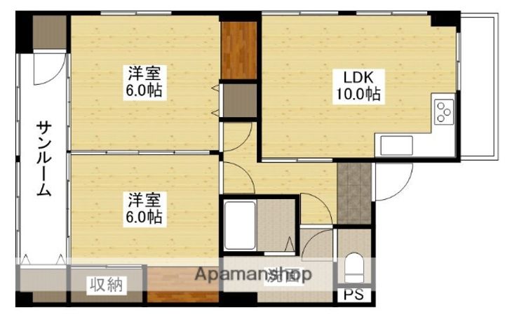梶ビルの間取り