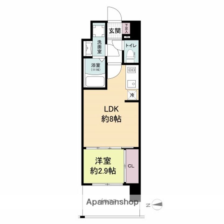 LIVECASA鶴見町の間取り