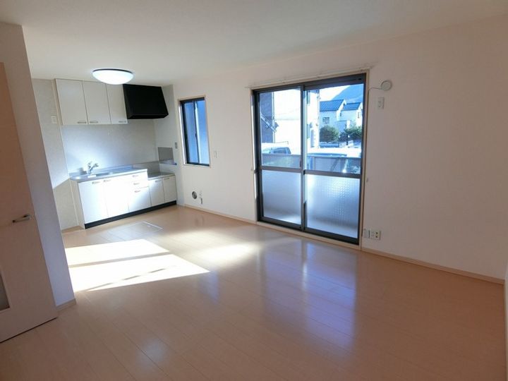 ベルメゾン可部B棟の居間